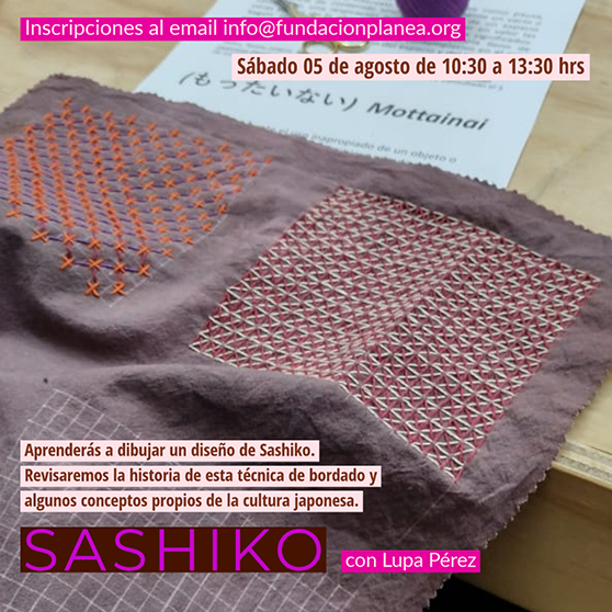 Taller de bordado Sashiko